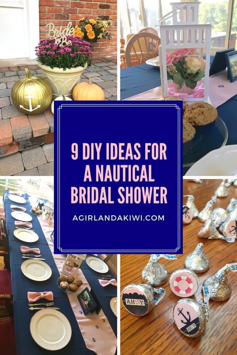 Cruise Bridal Shower Ideas, Nautical Themed Bridal Shower Ideas, Nautical Wedding Shower Ideas, Lake Themed Bridal Shower Ideas, Lake Bridal Shower Ideas, Coastal Bridal Shower Ideas, Nautical Bridal Shower Ideas, Nautical Bridal Shower Decorations, Nautical Theme Bridal Shower