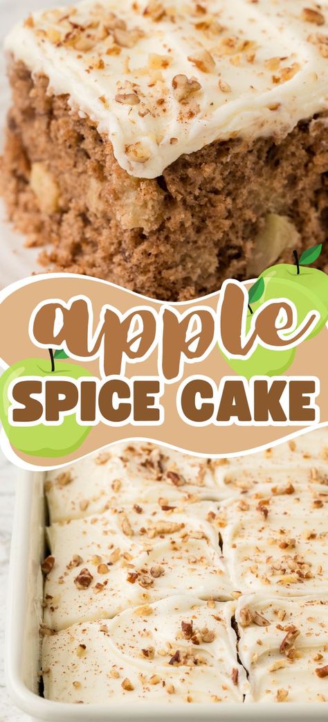 Spice Cake Mix Recipes With Apple Pie Filling, Carrot Cake With Box Spice Cake, Easy Cake Recipes Using Cake Mix Boxes, Apple Pecan Spice Cake With Brown Sugar Cream Cheese Frosting, Keto Apple Spice Cake, Boxed Spice Cake Recipes Ideas With Apples, Fall Dessert Recipes Apple Easy, Spice Cake Apple Pie Filling, Apple Spice Muffins Using Box Cake