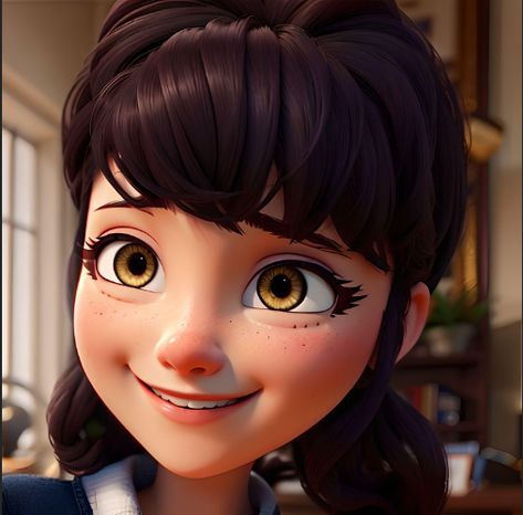 Older Marinette, Marinette Realistic, Marinette Realistic Fanart, Marinette In Real Life, Marinette With Different Miraculous, A Cartoon, Real Life