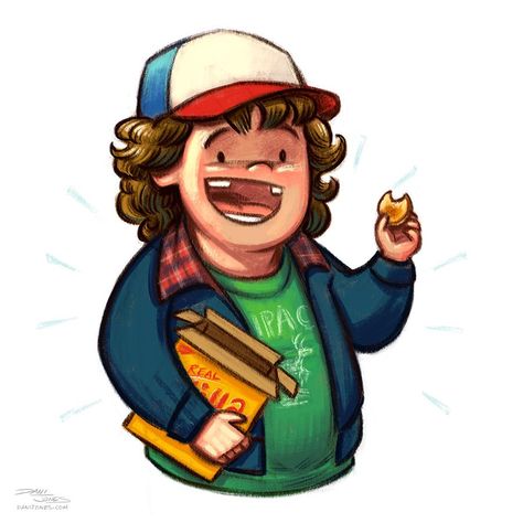 Dani Jones: Dustin from Stranger Things for Sketch Dailies Stranger Things Costume, Stranger Things Dustin, Stranger Things Max, Stranger Things Quote, Stranger Things Season 3, Stranger Things Steve, Stranger Things Art, Stranger Things Tv, Grammar School