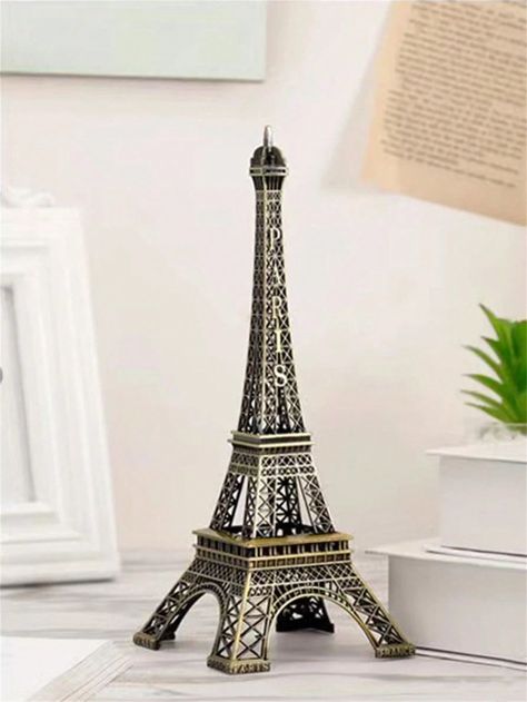 1pc European Creative Eiffel Tower Model Home Decoration Ornament Bronze    Iron     Home Decor, size features are:Bust: ,Length: ,Sleeve Length: Eiffel Tower Decor, Eiffel Tower Model, Eiffel Tower Decorations, Tower Models, Decorative Crafts, Sun Umbrella, Model Home, Kitchen Jewelry, Lingerie Accessories