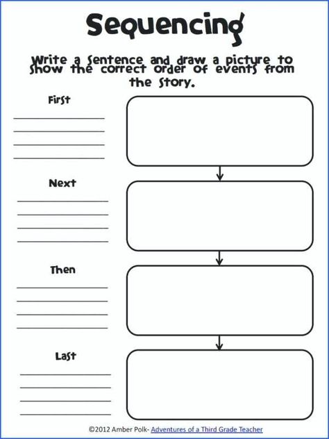 Sequencing Worksheets 3rd Grade Sequence Of Events Worksheets Sequence Of Events Worksheets, Story Sequencing Worksheets, Sequence Writing, Sequencing Worksheets, 3rd Grade Writing, Story Sequencing, Have Fun Teaching, Third Grade Reading, Sequence Of Events