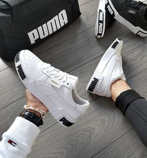 #sneaker hashtag on Instagram • Photos and Videos Puma Cali Outfit, Puma Cali Bold, Puma Sneakers Outfit, Puma Cali Sneakers, Puma Sneakers Womens, Puma Cali, Sneaker Trend, Sneaker Outfits, Trendy Shoes Sneakers