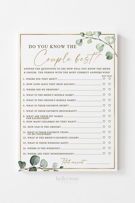 Bachelorette Party Games With Groom, White And Gold Hen Party, What Did The Groom Say Game, Boho Bachelorette Party, Heather Wedding, Boho Bachelorette, Game Hens, Bridal Party Games, Fun Bridal Shower Games