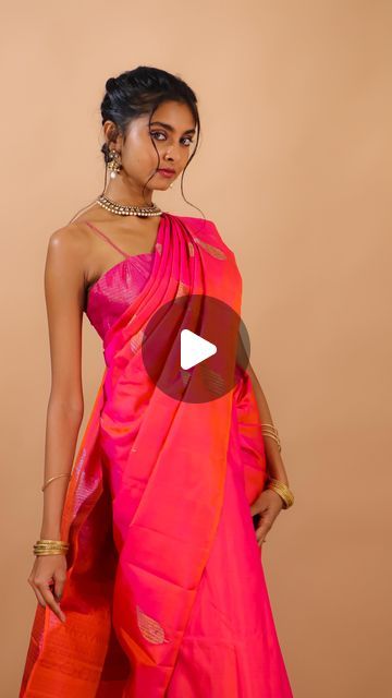 Neon Saree, Modern Saree, Party Sarees, Kanjivaram Sarees, Kanchipuram Saree, Silk Sarees Online, Pink Saree, Pure Silk Sarees, Different Light