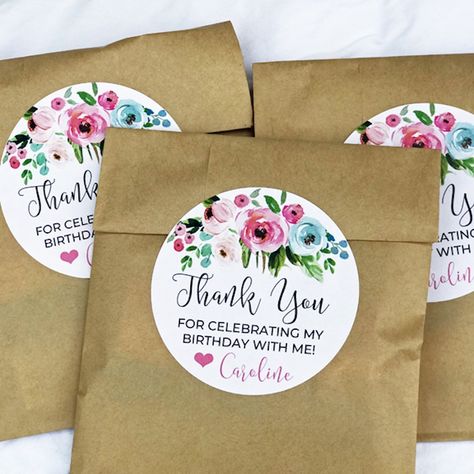 Favor Tags/Sacks from a Boho Chic 13th Birthday Party via Kara's Party Ideas | KarasPartyIdeas.com Birthday Party Giveaways, Boho Chic Wedding Invitations, Giveaways Ideas, 13th Birthday Party, Teenage Birthday, Chic Birthday Party, Birthday Boho, Librarian Style, Boho Birthday Party