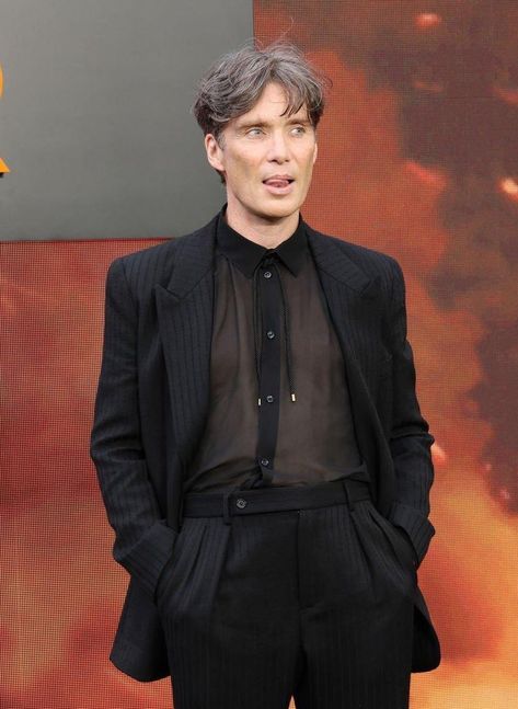 Cillian murphy oppenheimer premiere red carpet 2023 sheer shirt blouse hot Cillian Murphy Oppenheimer, Cillian Murphy Peaky Blinders, I Love Cinema, Cillian Murphy, Irish Men, Peaky Blinders, Pretty Men, Celebrities Male, Celebrity Crush