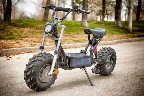 Home built electric scooter Off Road Scooter, Electric Dirt Bike, Custom Baggers, Classic Harley Davidson, Vw Porsche, E Scooter, Motorcycle Style, Electric Motorcycle, Mini Bike