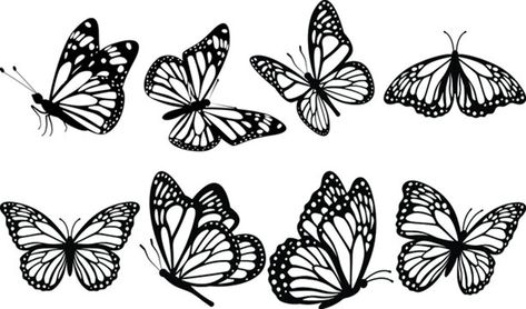 I will do japanese or oriental tattoo design for you Butterfly Tattoo Template, Butterfly Outline Tattoo, Outlines Drawing, Stencil Butterfly, Winged Stencil, Butterfly Neck Tattoo, Monarch Butterfly Tattoo, Simple Butterfly Tattoo, Butterfly Tattoo Stencil