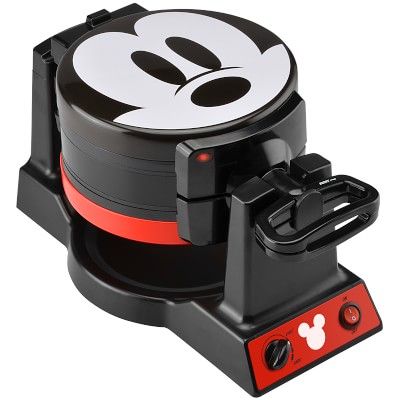 Mickey Mouse Double Flip Waffle Maker, Red & Black Mickey Mouse Waffle Maker, Classic Mickey Mouse, Waffles Maker, Kitchenware Store, Waffle Maker, Cooking Appliances, Nebraska Furniture Mart, Disney Mickey Mouse, Disney Store