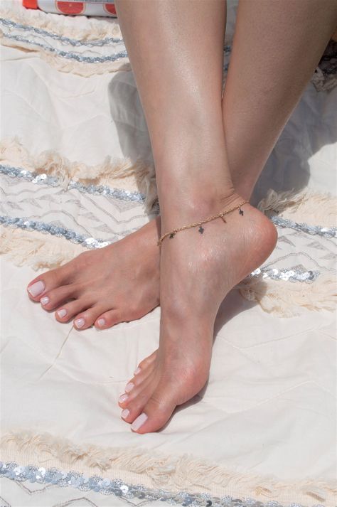 "Live out your faith every time you wear this dangle drop cross anklet. You can dip in the ocean without removing it. This Anklet will not tarnish! Jump in the pool, take a shower or workout with it. L E T S . T A L K . A N K L E T S ✤ Available in 14k Gold Filled or Sterling Silver ✤ Tarnish resistant ✤Safe for sensitive skin ✤ Model is wearing - 9\" ✤ Available sizes *Please choose in drop down box* - 7\" - 12\" ✤ OPTIONAL *EXTENSION* Please choose from drop down box - 1\" or none - Extension Cross Anklet, Layered Coin Necklace, Ankle Tattoos For Women, Skin Model, Charm Anklet, Foot Bracelet, Bracelet Summer, Tiny Cross, Beach Anklets