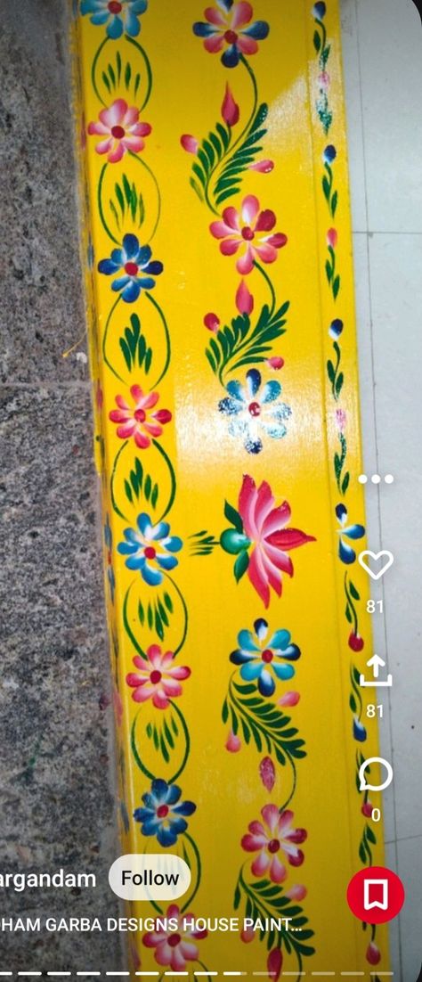 Thulasi Kota Designs, Gadapa Muggu Designs Simple, Kadapa Muggu Designs Easy, Kadapa Designs, Gadapa Designs, Border Kolam, Simple Art Designs, Alpona Design, Ganesh Art Paintings