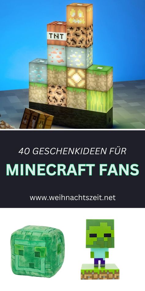 Bist Du auf der Suche nach dem perfekten Minecraft Geschenk für einen echten Fan des Spiels? Entdecke originelle Geschenkideen Minecraft, die jeden Gamer-Herzen höher schlagen lassen. Ob coole Accessoires oder Spiel-inspirierte Deko – hier findest Du, was das Block-Herz begehrt! #MinecraftGeschenk #GeschenkideenMinecraft" Minecraft Gifts, Lego Minecraft, Minecraft Party, Minecraft, Lego, Gadgets, Fan, Gifts