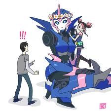 Arcee, not what you would expect to see her doing in her free time... Transformers Prime Jack X Miko, Tfp Arcee X Jack, Transformers Prime Arcee And Jack, Optimus Prime X Arcee, Arcee And Jack, Arcee X Jack, Transformers Prime Arcee, Arcee Transformers Prime, Transformers Girl