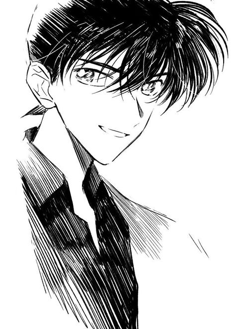 Heiji Hattori, Amuro Tooru, Gosho Aoyama, Kudo Shinichi, Animation Art Sketches, Sketches Tutorial, Magic Kaito, Haikyuu Manga, Vermouth