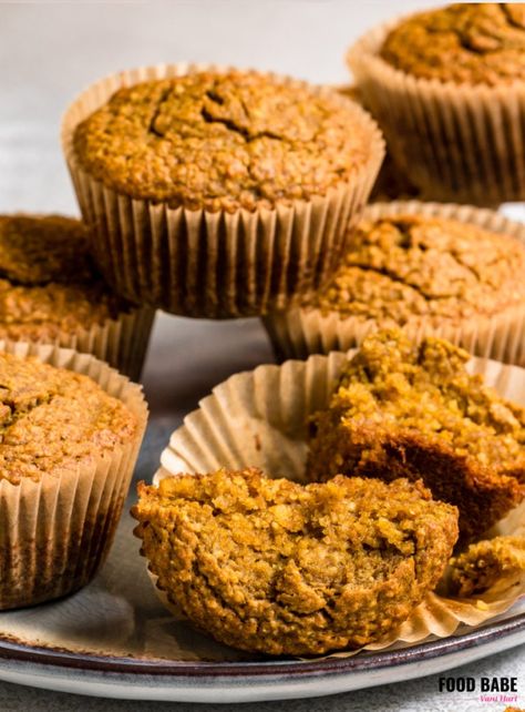 Organic Pumpkin Muffins, Foodbabe Recipes, Pumpkin Muffins Recipe, Pumpkin Muffin Recipes, 2024 Recipes, Pumpkin Desserts, Healthy Swaps, Paleo Desserts, Pumpkin Treat