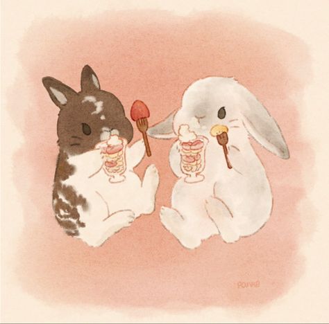 Baking Drawing, Dancing Drawing, Bunny Drawing, Little Doodles, Bunny Art, Cute Kawaii Drawings, Game Dev, Cute Frogs