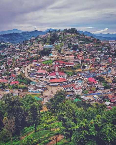 Mokokchung - A small town in Nagaland, located in the Northeastern part of India. Home of the Ao tribe,sharing it's border with Assam.… North East India, India Travel Places, Northeast India, The Villages, Beautiful Dream, Famous Places, Travel Alone, Incredible India, Beautiful Places To Visit