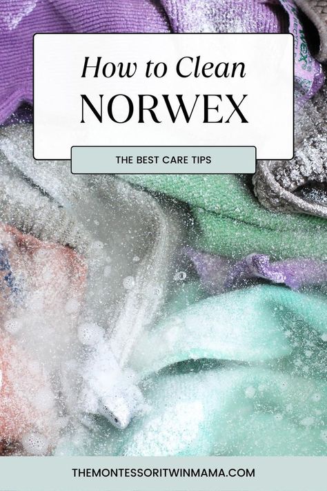 It is important to know how to clean and care for your Norwex microfiber cloths. There are general best practices when it comes to how to care for your Norwex daily- making sure to rinse and hang to dry. You will need to launder your Norwex microfiber cloths, dust mitts and mop pads when needed making sure not to use any detergent with dyes, fillers or fragrances. You never want to bleach, use dryer sheet or fabric softener when caring for your Norwex. Also, do a deep clean ever 6-12 months! Norwex Cleaning Hacks, How To Clean Norwex Cloths, Norwex Face Cloth, Norwex Hacks, Norwex Towels, Norwex Mop, Norwex Window Cloth, Norwex Tips, Norwex Cloths