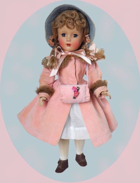 Madame Alexander McGuffy Dolly World, Vintage Madame Alexander Dolls, Plastic Doll, Pink Doll, Madame Alexander Dolls, Alexander Dolls, American Girls, My Grandmother, Old Dolls