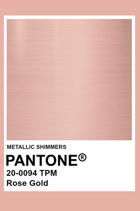 Rose Gold Color Swatch, Pantone Colors Gold, Rose Gold Pantone Colour Palettes, Rose Gold Color Aesthetic, Rose Gold Color Meaning, Metallic Gold Color Palette, Paleta Rose Gold, Rose Gold Color Palette Colour Schemes, Rose Gold Paint Color