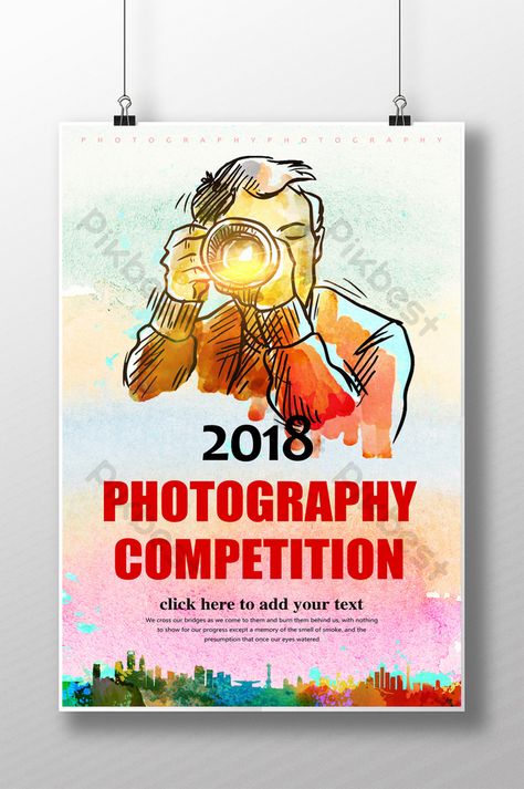 Watercolor hand drawn photography contest poster design#pikbest#Templates#Poster#Others Photography Competition Poster, Photography Contest Poster, Contest Poster Design, Photography Poster Design, Display Board Design, Competition Poster, Contest Poster, Photography Competition, Poster Photography