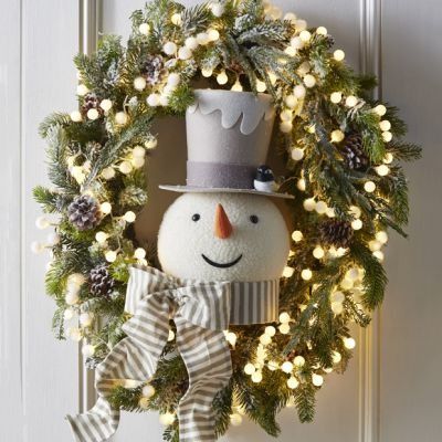 WINTER IN THE PINES | Shop Sales Events Antique Farmhouse Decor Types, Snowman Tree Topper, Pearl Garland, Holly House, Glass Dome Display, Snowman Tree, Winter Snowman, The Pines, Paper Wall Art