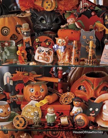 I Love Vintage Halloween - House of Hawthornes Vintage Halloween Crafts, Halloween Antiques, Happy Halloweenie, What Is Halloween, Halloween Stories, Fun Pumpkins, Halloween Collectables, Halloween Lanterns, Vintage Halloween Decorations