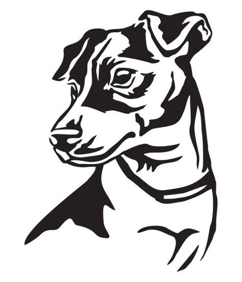 Resin Pictures, Glass Etching Patterns, Dog Memorial Tattoos, Dog Outline, Jack Russell Dogs, Africa Animals, Jack Russells, Dog Vector, Jack Russel