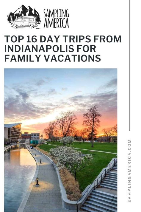 Check out these top 16 day trips from Indianapolis for family vacations ranging from a quiet day on the sand dunes to a fun-filled day at Splashing Safari. Get ready for a mini-vacation that's just outside of the city! Day Trips From Indianapolis, Indiana Beach, Indiana Dunes State Park, Iowa Travel, Indiana Travel, Holiday World, Indiana Dunes, Mini Vacation, Us Travel Destinations