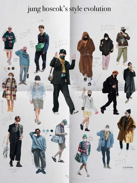 Hoseok Fashion, Jhope Style, Jhope Fashion, Outfit Bts, Bts Style, Hope Fashion, Men's Outfit By Occasions, Fashion Evolution, Glitch Mode