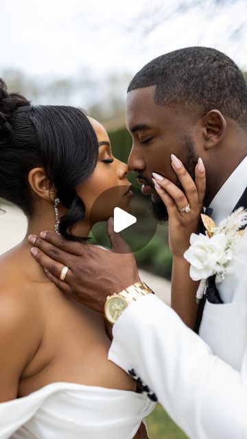 Norman Oates on Instagram: "One of my most asked questions on a wedding day is “You’re going to help me pose right?” 😅 and the answer is Absolutely!  Photographer: @noatesphoto  Venue: @thewaterview  Officiant: @revorsellahughes  Videographer: @randalljenkinsvideo @jordanarnoldmedia  Floral/Event Designer: @madecreationsllc DJ: @djrawles Hairstylist: @wedouwork  MUA: @mubyashlee  Lash Artist: @kiyomi.lashartistry  Nail Artist: @nailsby_tiitii  Dress: @nycitybride @elenamorar_official  Groom's Tux: @whalleysampleshop Barber: @giftedtouchllc_" Wedding Poses For Bride And Groom, Black Wedding Photos, Destination Honeymoon, Black Groom, Bride And Groom Poses, Bride Groom Poses, Groom Tux, Bride Groom Photos, Photos Poses