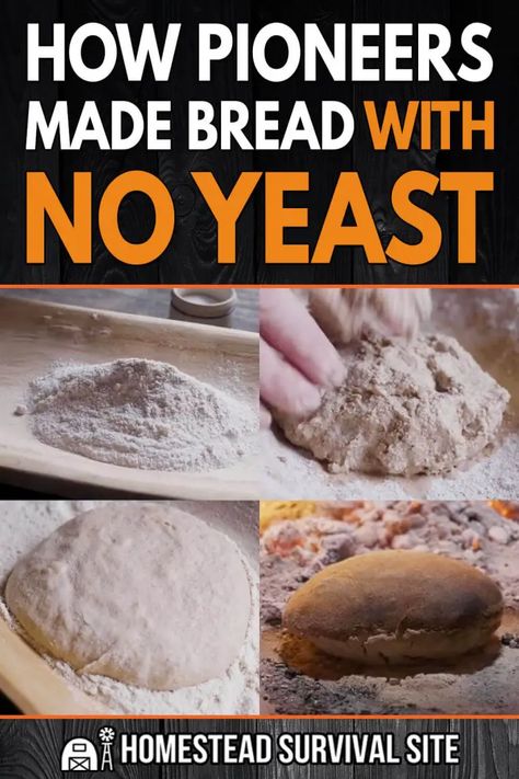 Bread With No Yeast, Bread Without Yeast, No Yeast Bread, Homestead Survival, Survival Food, Bread Recipes Homemade, Bread Dough, Stubborn Belly Fat, How To Make Bread