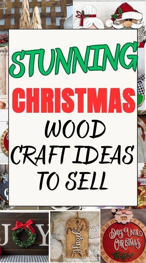 Diy Wooden Projects Christmas Wood Crafts To Sell, Home Business Ideas For Women, Wood Crafts To Sell, Diy Christmas Crafts To Sell, Christmas Crafts To Make And Sell, Diy Projects To Make And Sell, Christmas Diy Wood, Christmas Crafts Diy Projects, Wood Craft Ideas