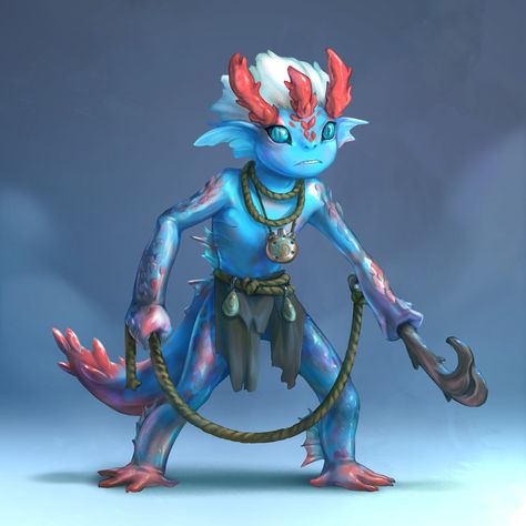 ArtStation - Creature Design - Reef Devil, Caterina Capogrossi Male Dnd Character Art, Dragons Lair, Alien Ideas, Dnd Character Art, Unicorn Mermaid, Creature Artwork, Characters Inspiration, Dnd Monsters, Fantasy Races