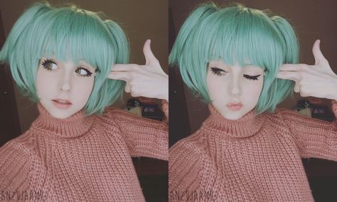 apricot jam : Photo Kaede Cosplay, Tomboy Look, Hair Color Pastel, Apricot Jam, Social Media Stars, Hair Reference, New Blog Post, Grunge Hair, Bang Bang