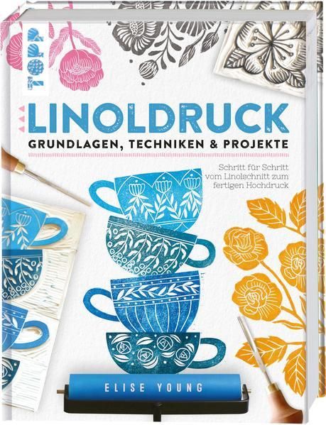 Linoldruck leicht gemacht: Diese Grundlagenbuch vermittelt alles Wissenswerte zu dieser beliebten Hochdrucktechnik. Im Basisteil werden alle benötigten Materialien und Werkzeuge vorgestellt sowie grundlegende Schnitt- und Drucktechniken anschaulich erklärt. Es wird gezeigt, wie man von einer unbearbeiteten Linolplatte zum fertigen Druck gelangt. Wie wird die Zeichnung übertragen? Wie schneidet man das Motiv aus der Linolplatte? Was ist bei dem Umgang mit den Farben zu beachten? Wie kann das best Linocut Printmaking, Pagan Art, Gelli Printing, Linocut Prints, Linocut, Screen Printing, Mixed Media, Stamp, Quick Saves