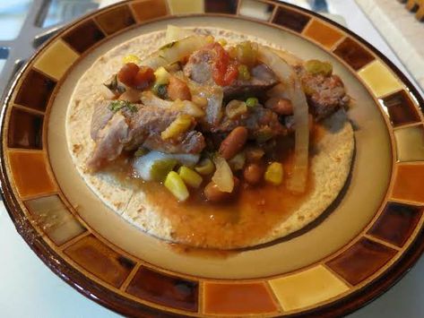 Mexican Round Steak (crock Pot) Recipe-sub yellow squash for corn, Round Steak Recipes Crock Pot, Crock Pot Mexican, Recipes Crock Pot, Round Steak Recipes, Crock Pot Food, Round Steak, Crock Pot Recipes, Food Club, Pinto Beans