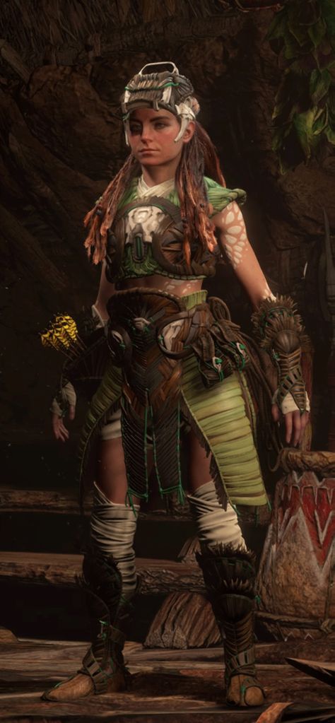 The Utaru Protector is a very rare outfit in Horizon Forbidden West. At base, it provides +2 to Low Health Regen and +1 to Low Health Defense and Potion Proficiency. It can be upgraded up to five times. Upgrading to level 3 provides a +2 Valor on Impact weave and a second modification slot. This outfit is obtained by speaking with Alva after completing Forbidden Legacy. Depending on whether the player has completed the main questline or not, she can be found at Legacy's Landfall or The Base. Low Horizon Forbidden West, Forbidden West, Mothers Heart, The Wilds, Horizon Zero Dawn, Level 3, Second Chance, Modern Outfits, Costume Ideas