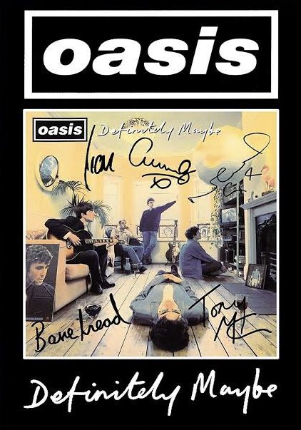 Definitely Maybe Poster, Oasis Poster, Oasis Lyrics, Oasis Album, Beatles Wallpaper, Definitely Maybe, Oasis Band, Poster Room, Band Posters