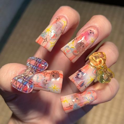 All Posts • Instagram Insta Nails, Duck Nails, Nail Time, Edgy Nails, Really Cute Nails, Long Acrylic Nails Coffin, Soft Nails, Hot Nails, Birthday Nails