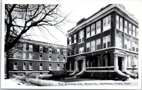 Marshalltown, Iowa RPPC Real Photo Postcard "THE EVANGELICAL HOSPITAL" c1950s | eBay Marshalltown Iowa, Photo Postcard, Photo Postcards, Real Photos, Iowa, Multi Story Building, Cool Stuff, My Home, Hiking