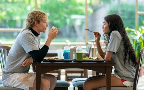 Zendaya reveals it "was refreshing and it was also kind of scary" breaking away from playing a teenager in her most recent "Challengers" role as Tashi Duncan 🎾⁠ ⁠ 📷️: Getty, IMDb⁠ 🗣️: Vogue⁠ ⁠ #Zendaya Challengers Movie, Bruce Springsteen Songs, Luca Guadagnino, Andy Roddick, Mike Faist, Lily Donaldson, The Royal Tenenbaums, Tunnel Of Love, Kevin Costner