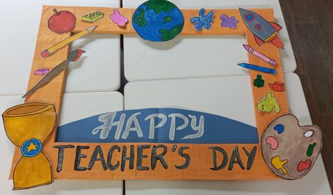 Teachers Day Photo Frame, Teachers Day Photos, Teachers Day Special, Foto Frame, Happy Teachers Day, Teachers Day, Photo Booth, Photo Frame, Frame