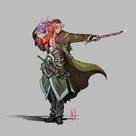 ArtStation - Sorlock Character Commission 2020, Nicholas "Rookzer0" Fathomless Warlock, Character Commission, D D Classes, Pathfinder Character, Dungeons And Dragons Classes, Dungeons And Dragons Characters, Dnd Art, Fantasy Rpg, Mini Paintings