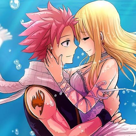 Fairy Tail — Good morning NaLu fan`s!! Under water nalu heree... Natsu And Lucy Kiss, Natsu Fanart, Nalu Fanart, One Piece Fairy Tail, Fairy Tail Quotes, Fairy Tail Photos, Fairy Tail Family, Natsu Fairy Tail, Fairy Tail Natsu And Lucy