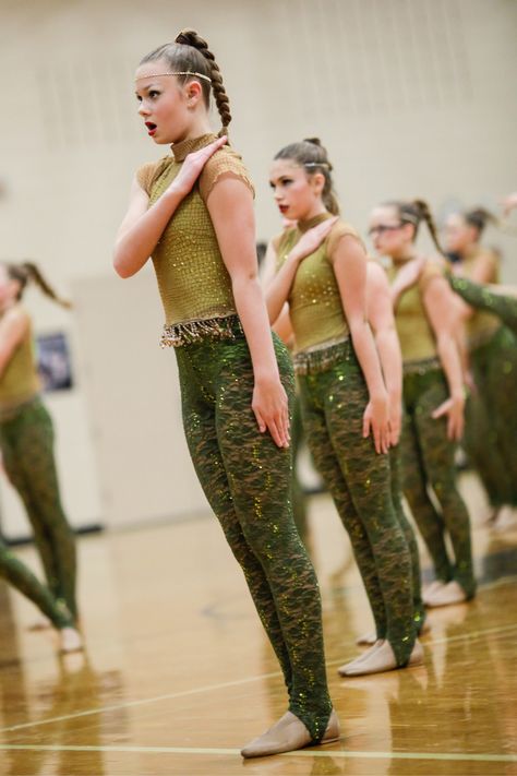 Spring Lake Park Dance Team- snake charmer theme dance costume! Snake Dance Costume, Jungle Dance Costume, Snake Charmer Costume, Animal Dance Costume, Dance Team Hair, Dance Competition Makeup, Jungle Book Costumes, Snake Dance, Dancers Among Us