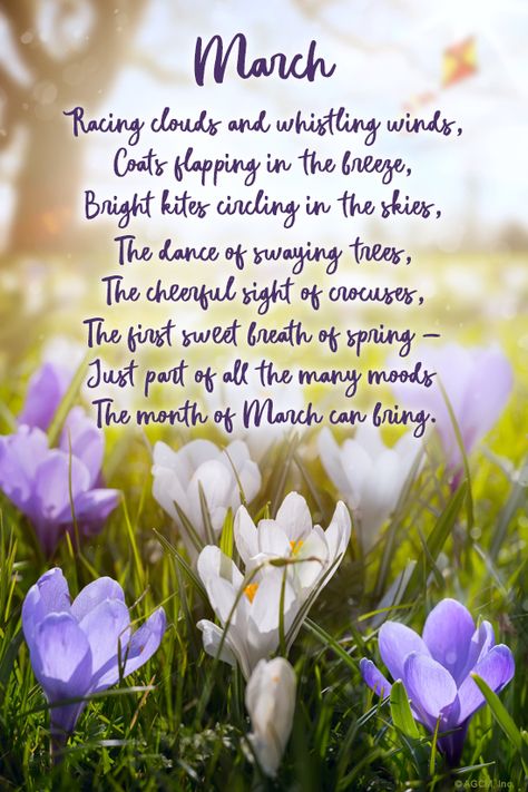 "March Poem" | March eCard | Blue Mountain eCards March Poems Beautiful, March Quotes Month Of, Hello March Wallpaper, March Poem, Hello March Quotes, Poem Aesthetic, Spring Poem, March Quotes, New Month Quotes