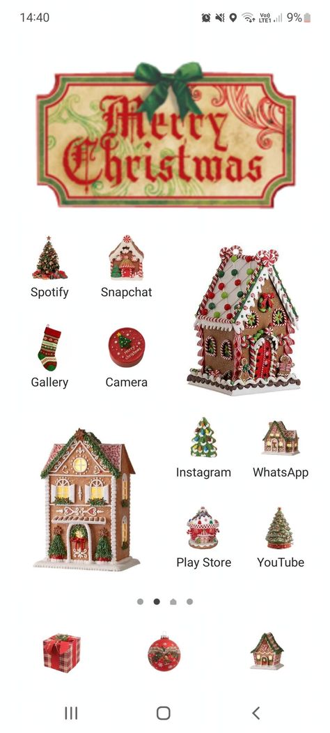 Christmas Aesthetic Phone Theme Layout Ideas Phone Theme Ideas Christmas, Christmas Ios Layout, Ios Christmas Theme, Christmas Wallpaper Layout, Christmas Theme Wallpaper Iphone, Christmas Layout Iphone, Christmas App Widgets, Winter Theme Phone, Winter Phone Layout