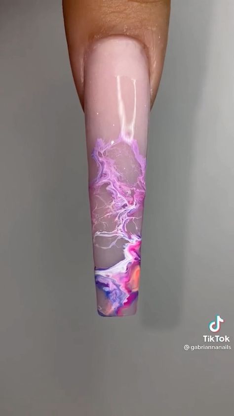 The Nail Connection’s Instagram profile post: “Airbrush Fluid art 🎨 Have you tried this? 📸: @gabriannanails ✨ . . . . . . . . Follow @thenailconnection for more nail inspiration 💅🏽🎨✨…” Cute Summer Nails 2023, Beautiful Wedding Nails, Nails Airbrush, Latest Nails, Summer Nails 2023, Nails Arts, Gel Nail Art Designs, Airbrush Nails, Diy Acrylic Nails